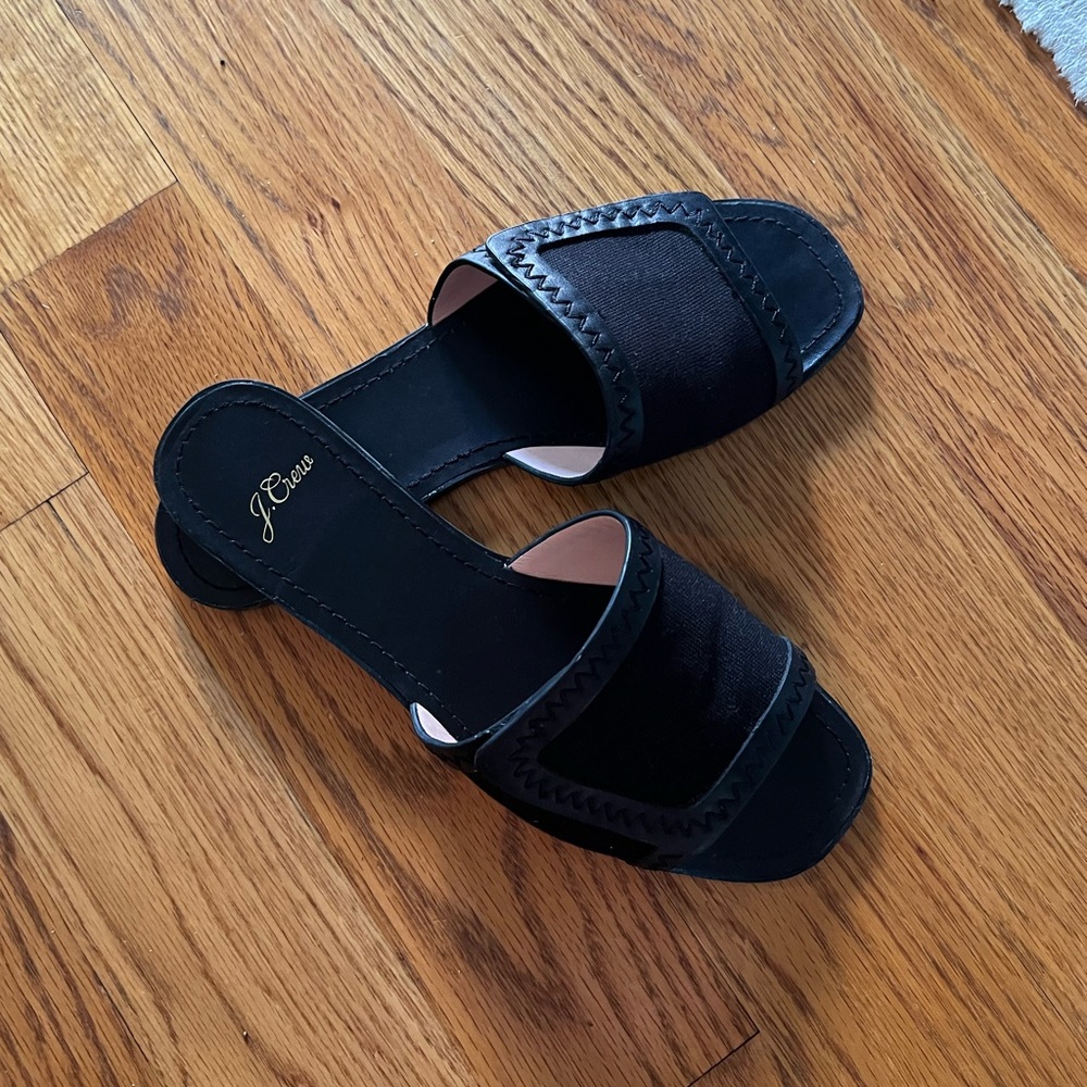 J. Crew black sandals